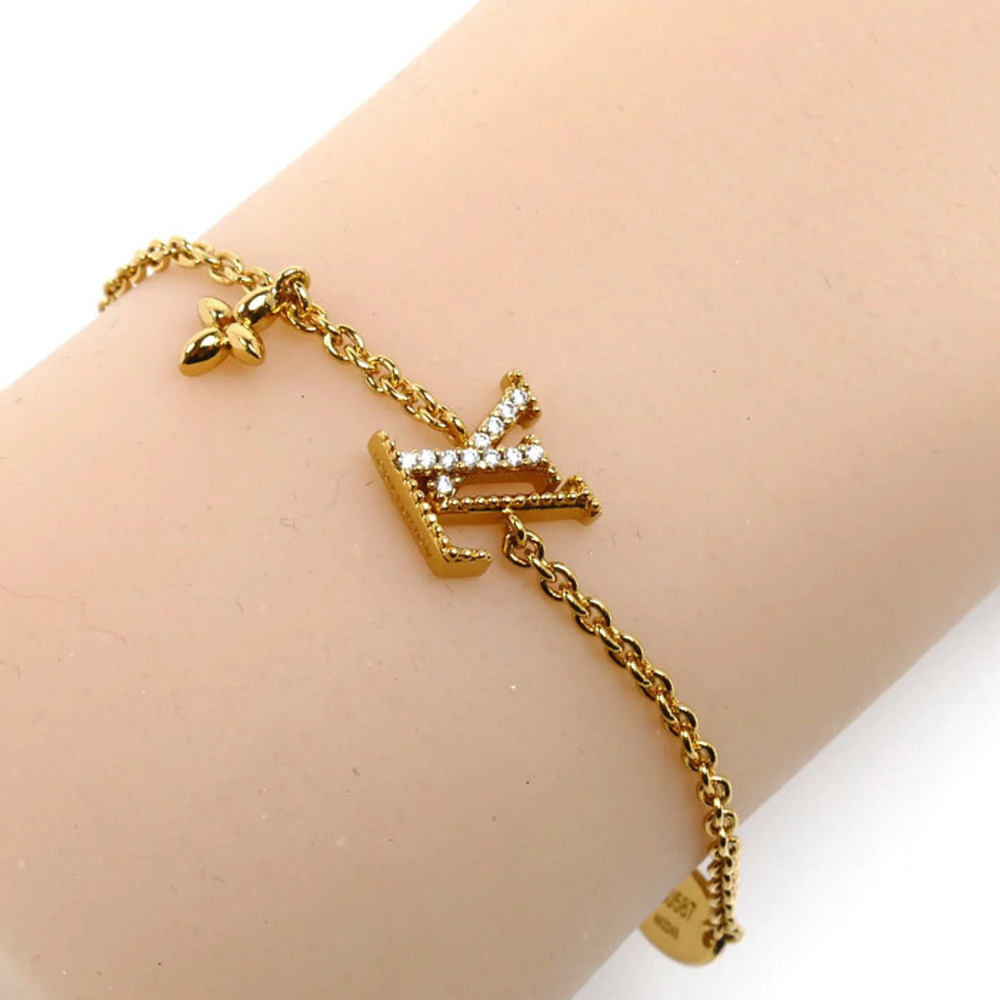 LOUIS VUITTON Gold Charm Bracelet - Picture 4 of 5